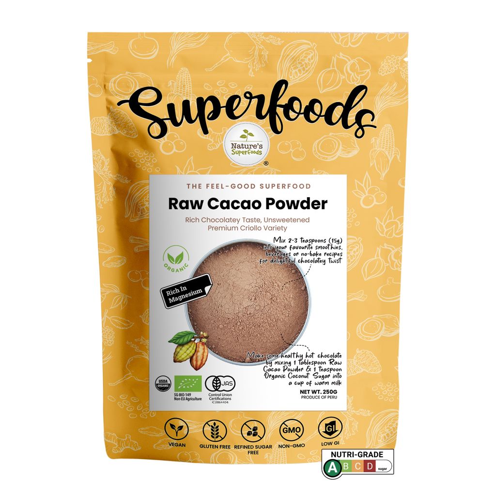 Nature's Superfoods Organic Raw Cacao Powder (250g) | Shopee Singapore