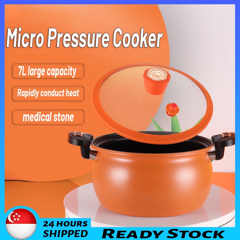 🇸🇬 [READY STOCK]Household Micro Pressure Cooker Suitable For Smoldering
