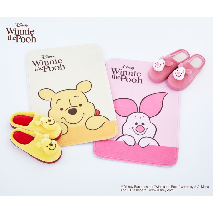 DAISO KOREA X Disney Winnie the Pooh - Bath Cushion Rug Bathroom Living ...