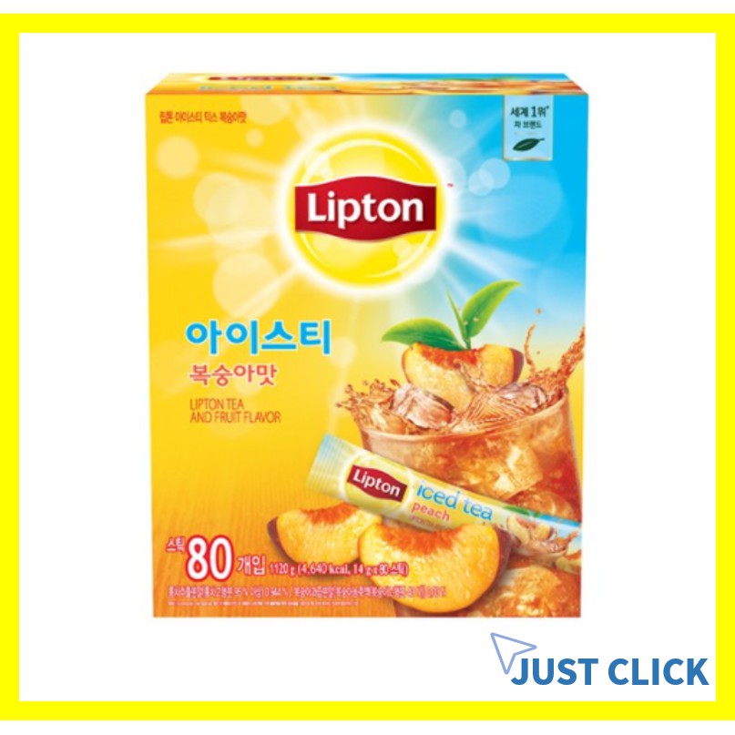 Lipton Ice Tea Peach 80T / Korean drink / Liption / Instant tea