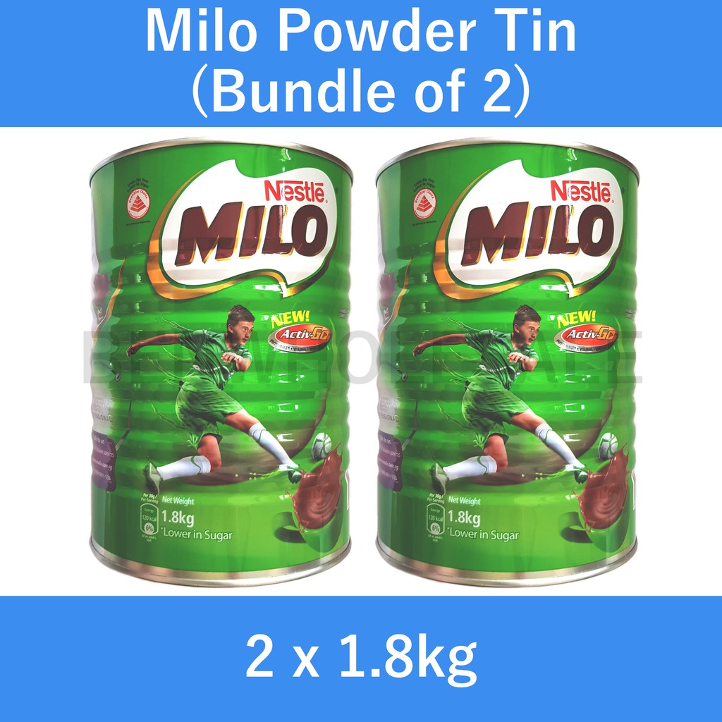 Milo Powder 1.8 KG x 2/6 tins Bundle Made in Singapore 🇸🇬 | Shopee ...