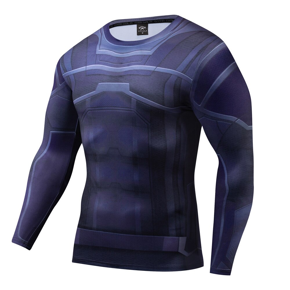 Bucky Barnes Cosplay Winter Soldier Compression Shirt For Men