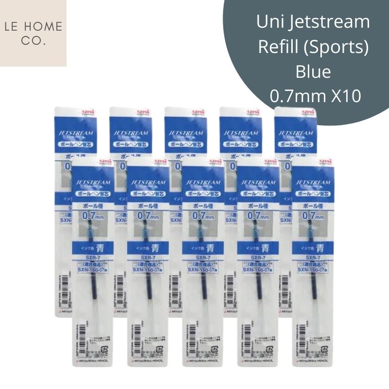 Uni Jetstream Sport Refill 0.5/0.7mm (SXR5/SXR7) Black/Blue