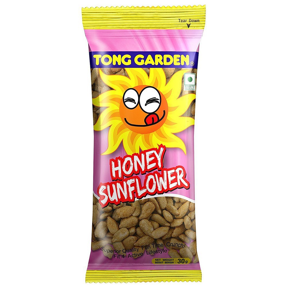 Tong Garden Sunflower Seeds Honey Sunflower / BBQ Sunflower Spicy 30g x