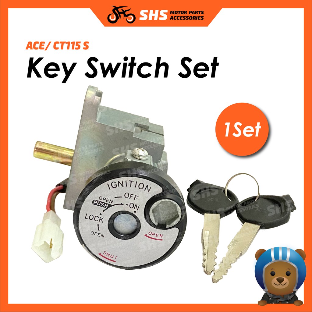 ACE / CT115 S Key Switch Set / Lock set / Main Switch Set / Key Set ...