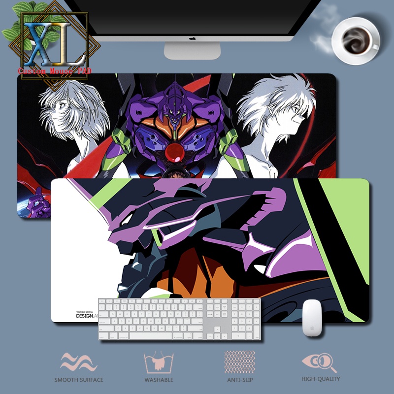 Custom Gaming Mouse Pad Neon Genesis Evangelion Mouse Pad New EVA Extra