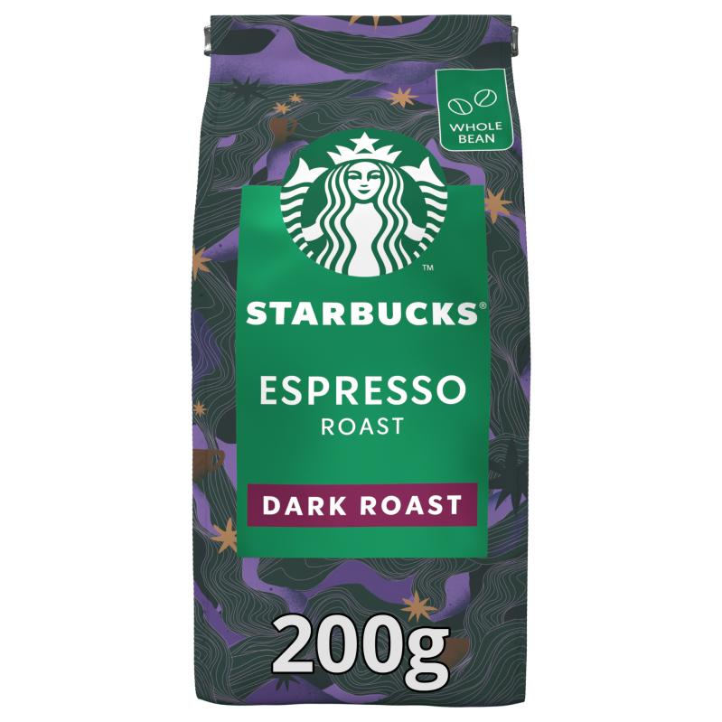 Starbucks® Espresso Roast® Dark Roast Whole Bean Coffee 200G Shopee