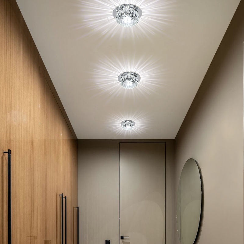 Crystal Aisle Light Corridor Light Simple Entry Door Hall Lamp Creative ...