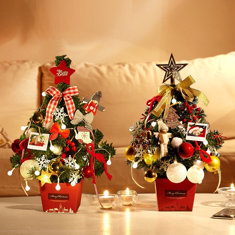 Mini Table DIY Christmas Tree For Home Decoration 45CM / Mini Christmas