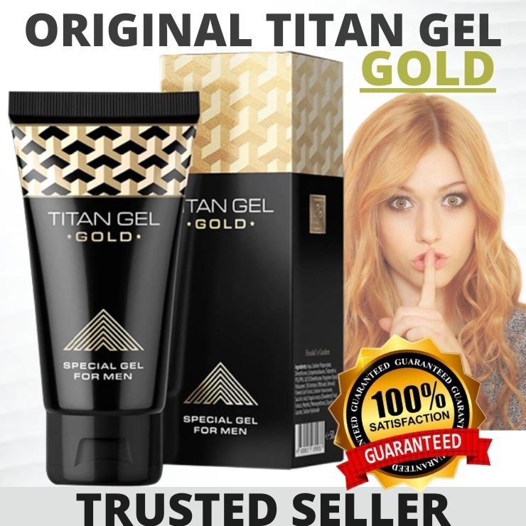 AUTHENTIC TITAN GEL GOLD ENLARGE PENIS SIZE (BIGGER)