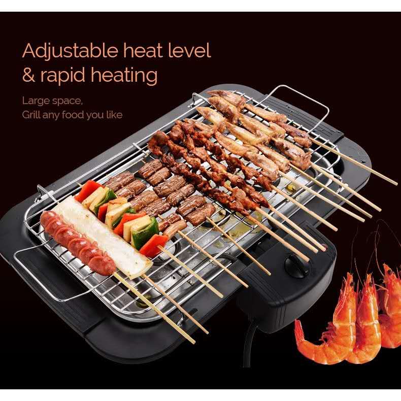 Electric smokeless outlet grill