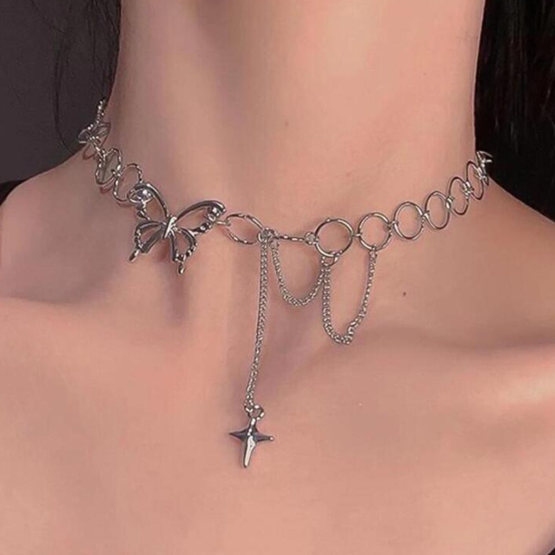 Punk on sale chain choker