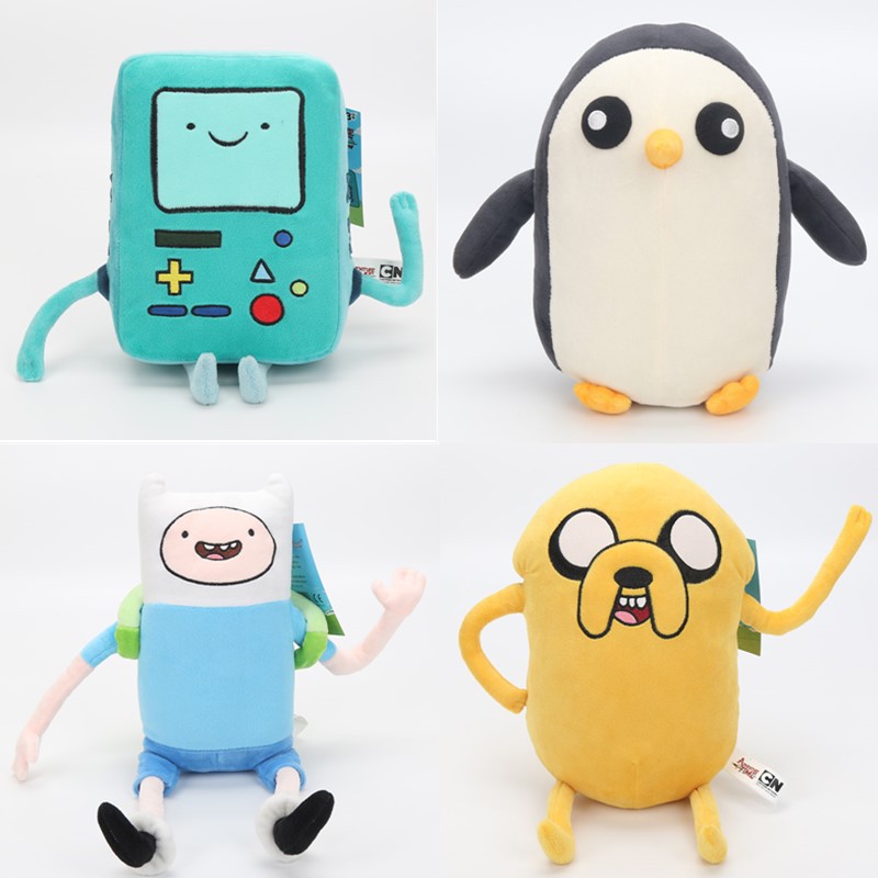 24 43cm Adventure time Plush Dolls Jake Finn Beemo BMO LSP The Ice King Penguin Stuffed Toys Shopee Singapore