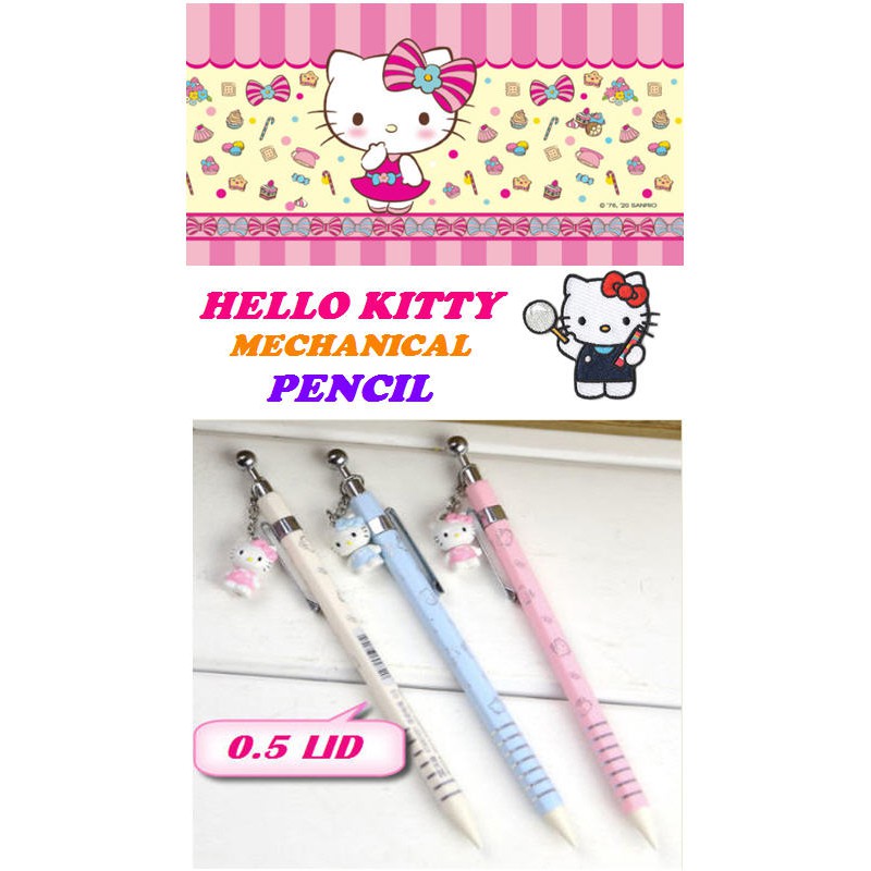 HELLO KITTY MECHANICAL PENCIL*ORIGINAL*SANRIO*CUTE*FANCY*STATIONERY*PEN