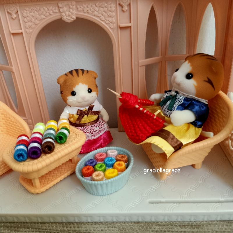 SYLVANIAN FAMILIES Sylvanian Keluargaes/barbie/ bjd/mini Thread Roller ...