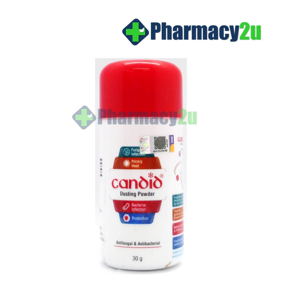 CANDID DUSTING POWDER ANTIFUNGAL&ANTIBACTERIAL 30G EXP 11/2024 Shopee