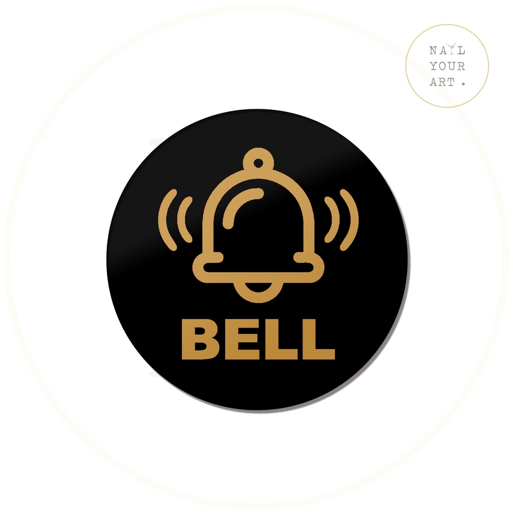 Acrylic Sign - ROUND Bell - House Bell Sign | Shopee Singapore
