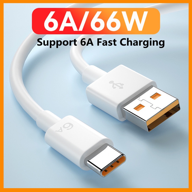 Super Fast Charging Cable TYPEC Cable 30CM 6A HUAWEI Xiaomi Super Fast Charging Cable High