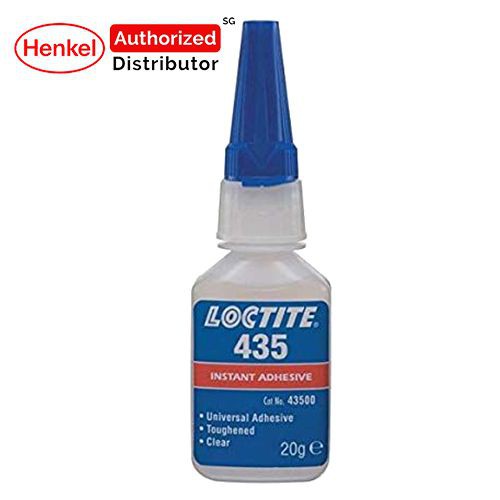 Loctite 435 instant adhesive. Well suited to plastics, rubbers, metals and porous/acidic