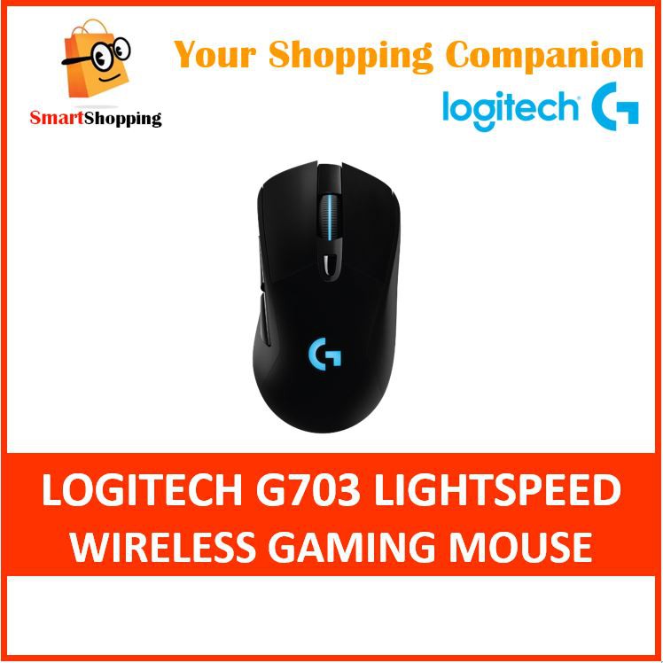 Logitech G703 LightSpeed Wireless Gaming Mouse RGB Lighting 2 Year ...
