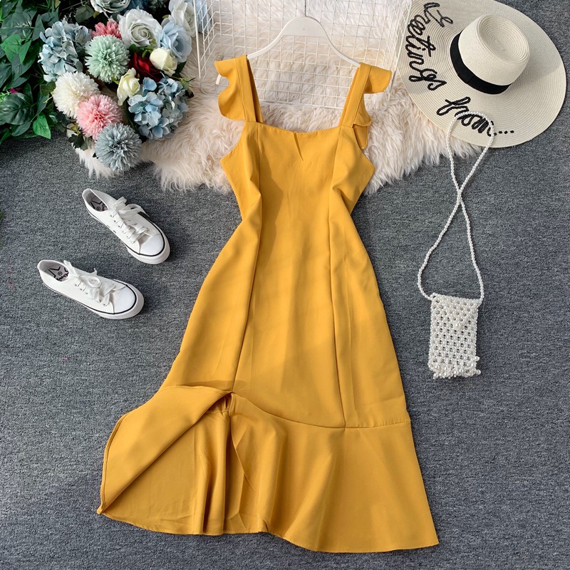 Casual 2025 ruffle dress