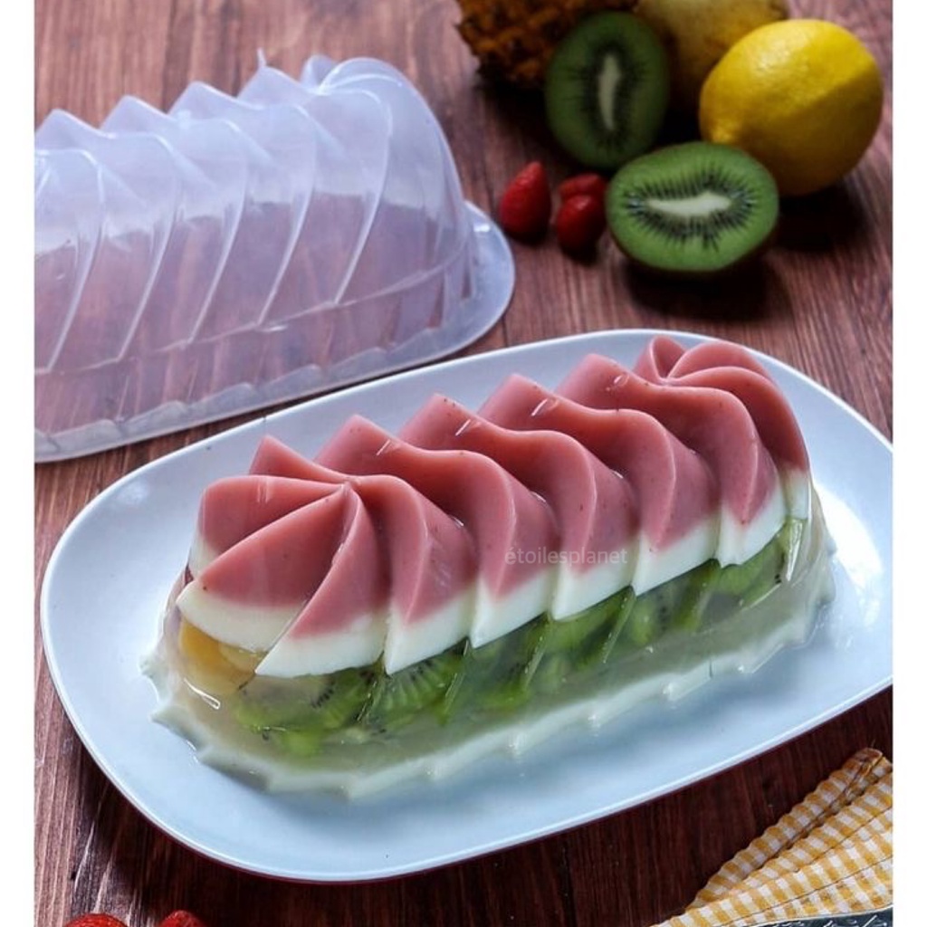 Cetakan Agar Ovale/ Oval Jelly Mold /Pudding Mould Cetakan Puding Ovale ...