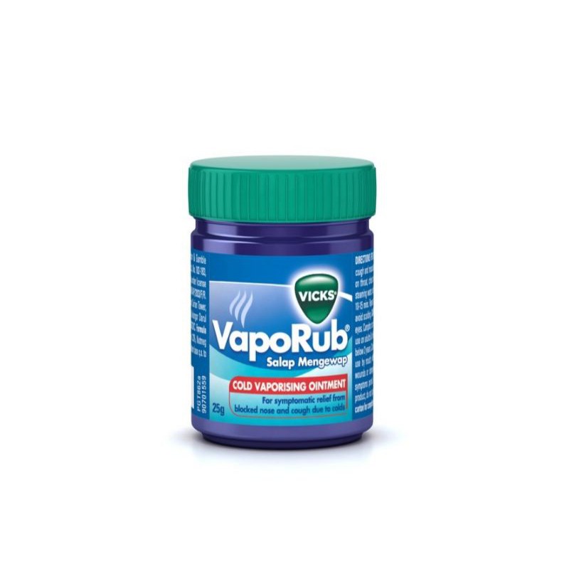 Vicks Vaporub Cold Vaporising Ointment 25g | Shopee Singapore