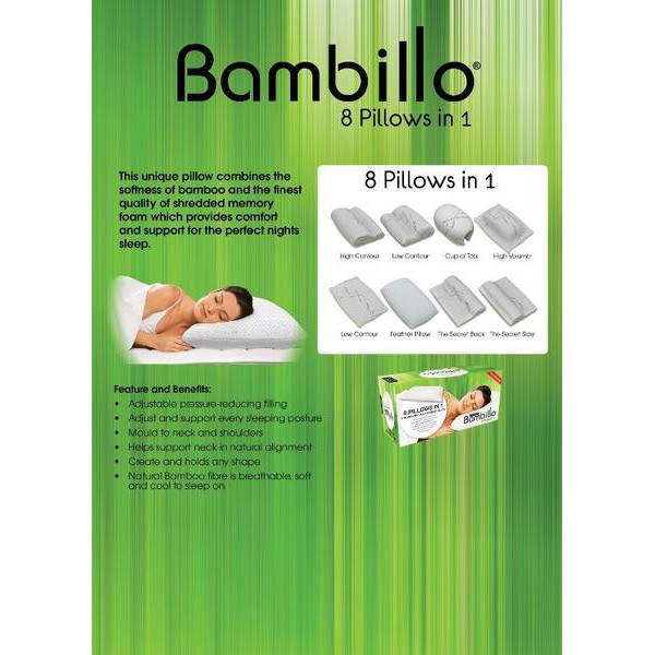 Bambillo 8 in 1 pillow hotsell