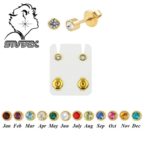 316L Titanium Gothic Triangle Earring Stud – Men/Women, No Allergy, Black/Silver