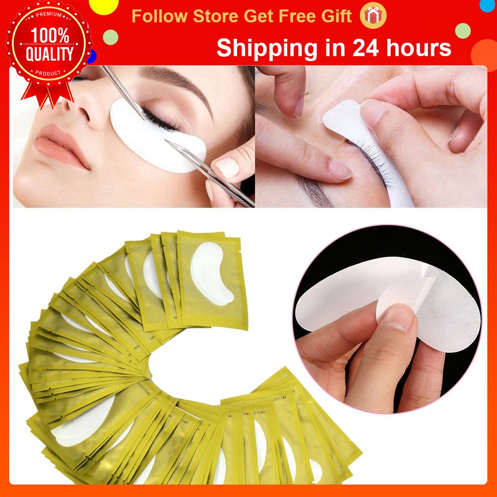 Forest 50pairsset Eyelash Extension Hydrogel Under Eye Gel Pad Shopee Singapore 1661