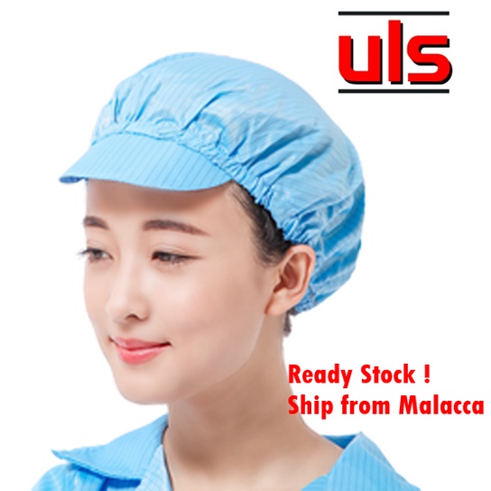 ESD Cap Anti Static Cap Cleanroom Food Industries Hats Dustproof Blue ...