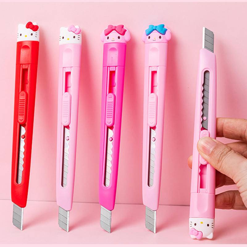 Kawaii Cartoon Animals Mini Portable Ulity Knife Box Cutter Pocket