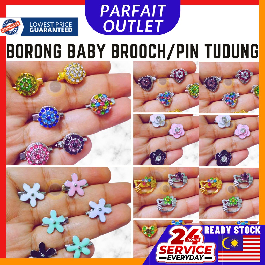 1 PCS Keronsang Tudung Murah Brooch Tudung Baby Brooch Korea Murah Pin ...