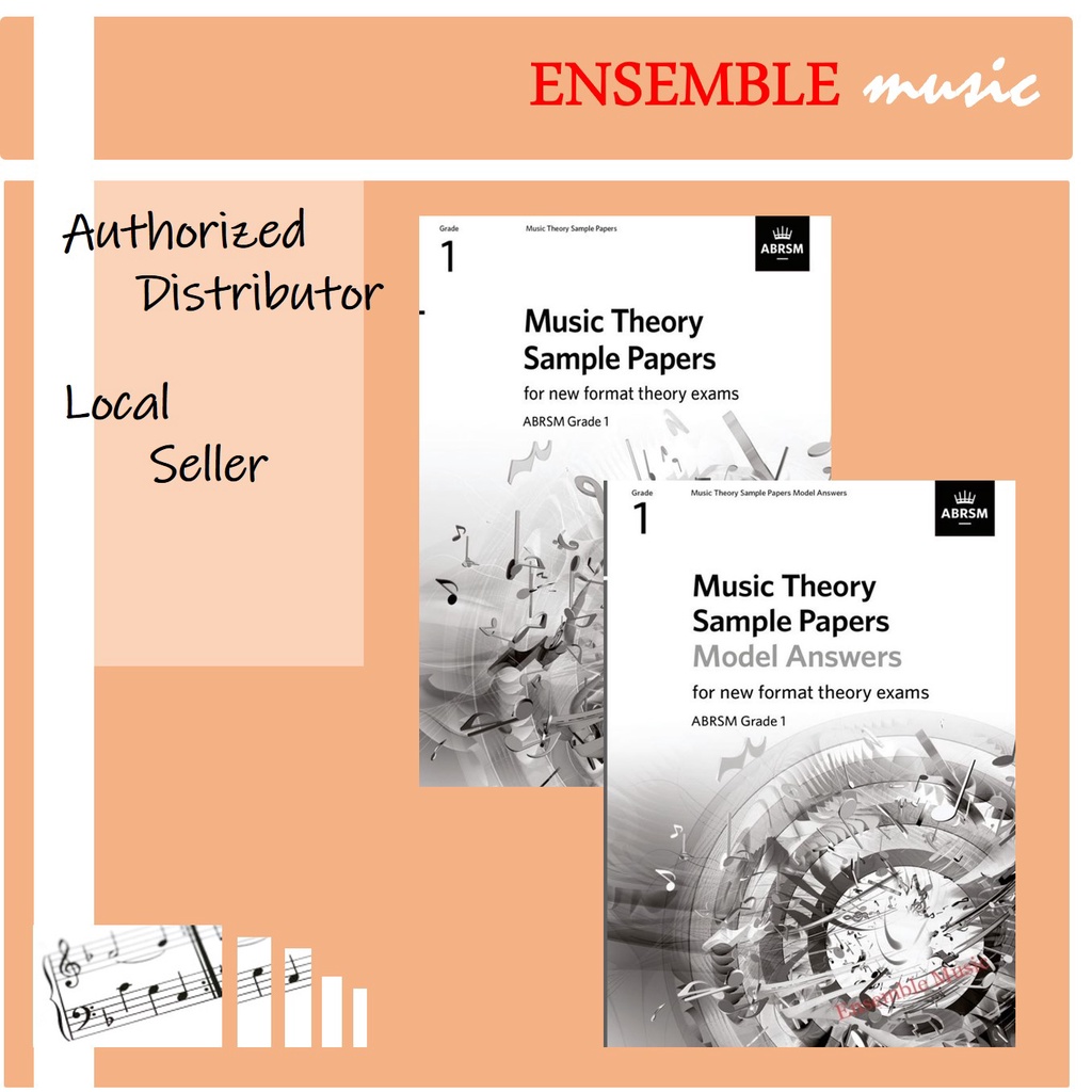 Music Theory Sample Papers And Model Answers Bundle, ABRSM Grade 1 ...