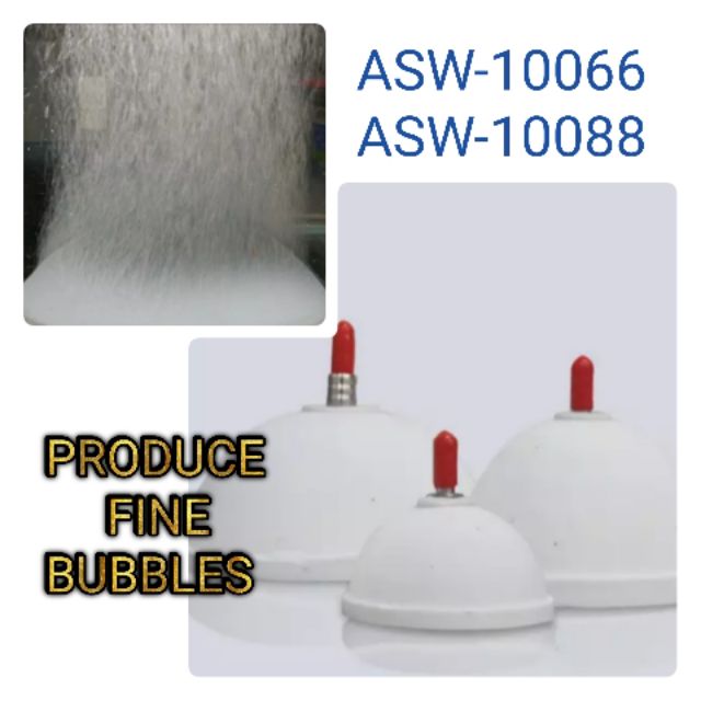 Aquarium Ultra Fine Nano Tech Bubble Diffuser Hemisphere Air Stone ASW ...