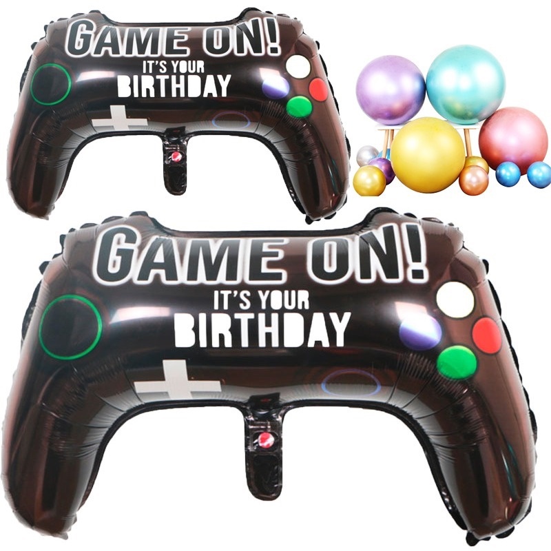 Video Game Party Balloon Video Game Party Theme Aluminum Foil Balloon ...