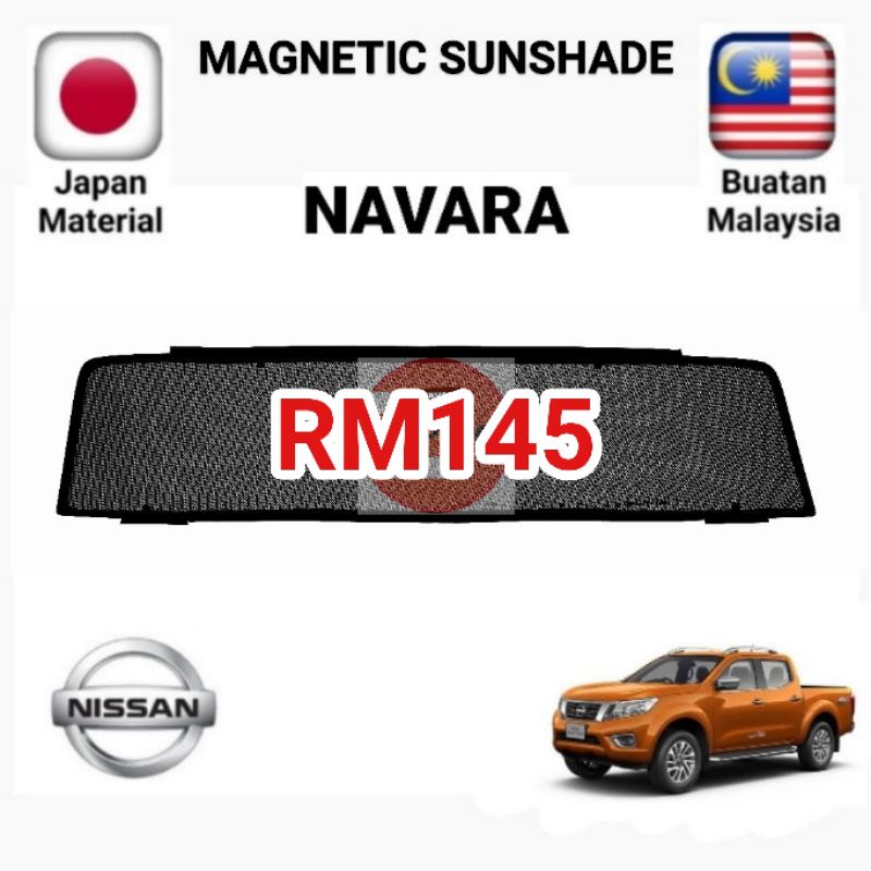 Nissan Navara NP300 2015-2021 Rear Windscreen Premium Sunshade (1 pc ...