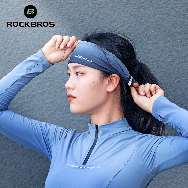 Men Women Sports Headband for Running Fitness Sweatband Elastic Cycling  HairBand