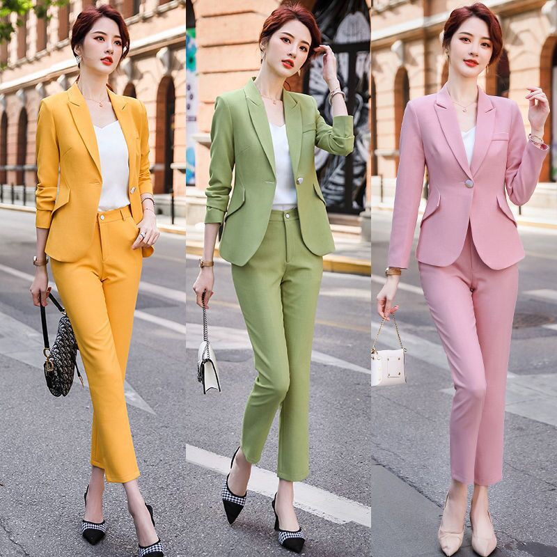 3 in 1 formal set】women fashion blazer set ladies professional ol ...
