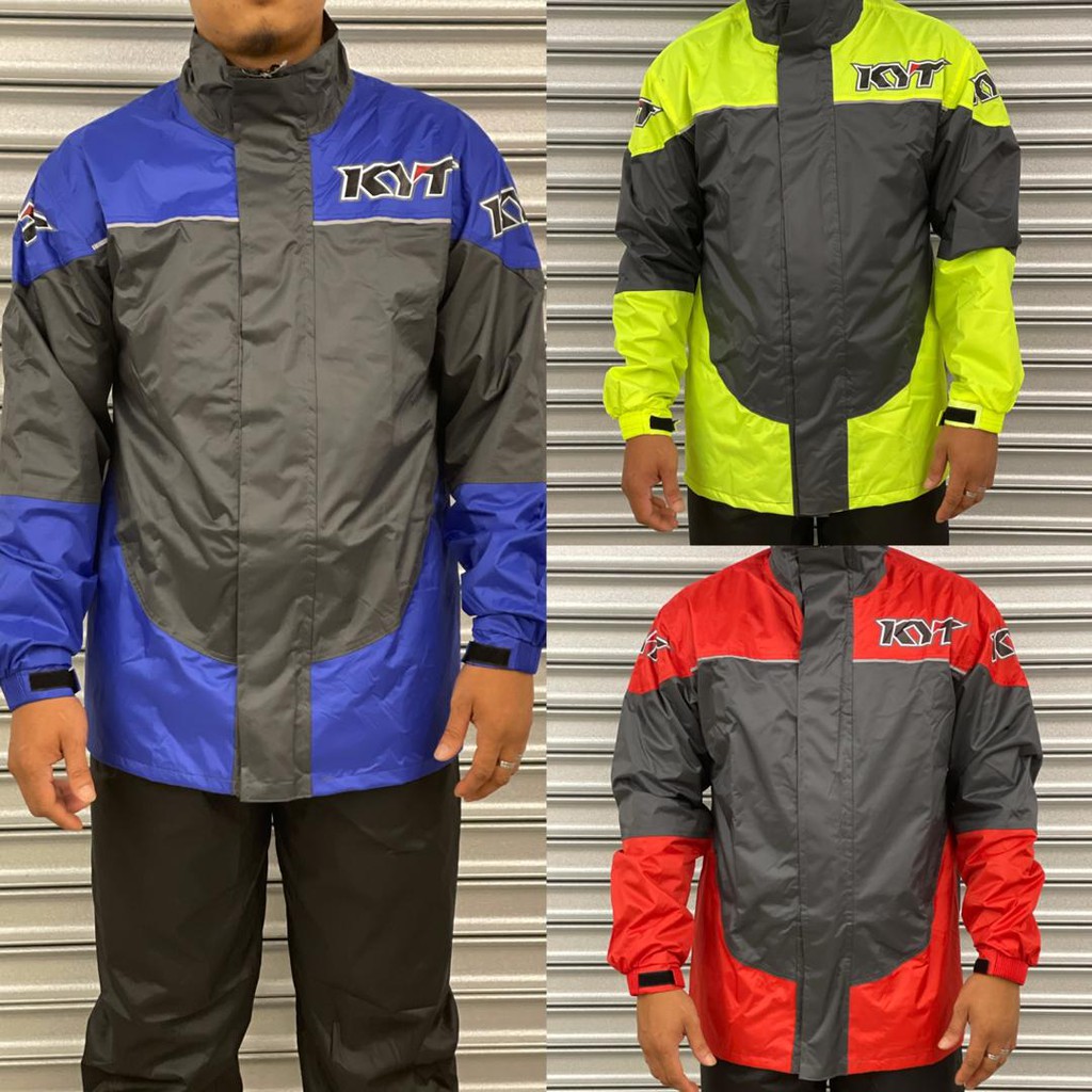 Raincoat Baju Hujan Rainsuit KYT 2 Layer CkGarage CkOutlet Shopee Singapore