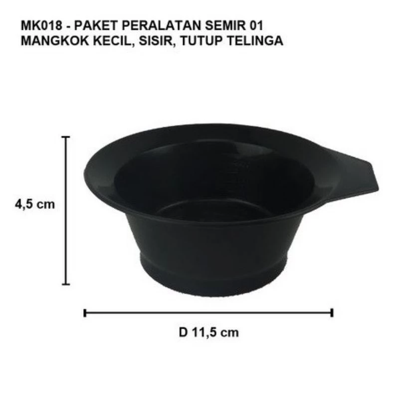 PAKET MANGKOK & SISIR SEMIR RAMBUT SET 2IN1 - Gambar 3