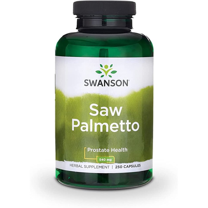 Swanson Saw Palmetto 540mg 100 tabs / 250 tabs Expiry:2024/12 | Shopee ...