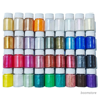 12 Box Slime Dye Powder Mica Pearl Pigment Colorants Soap Candle