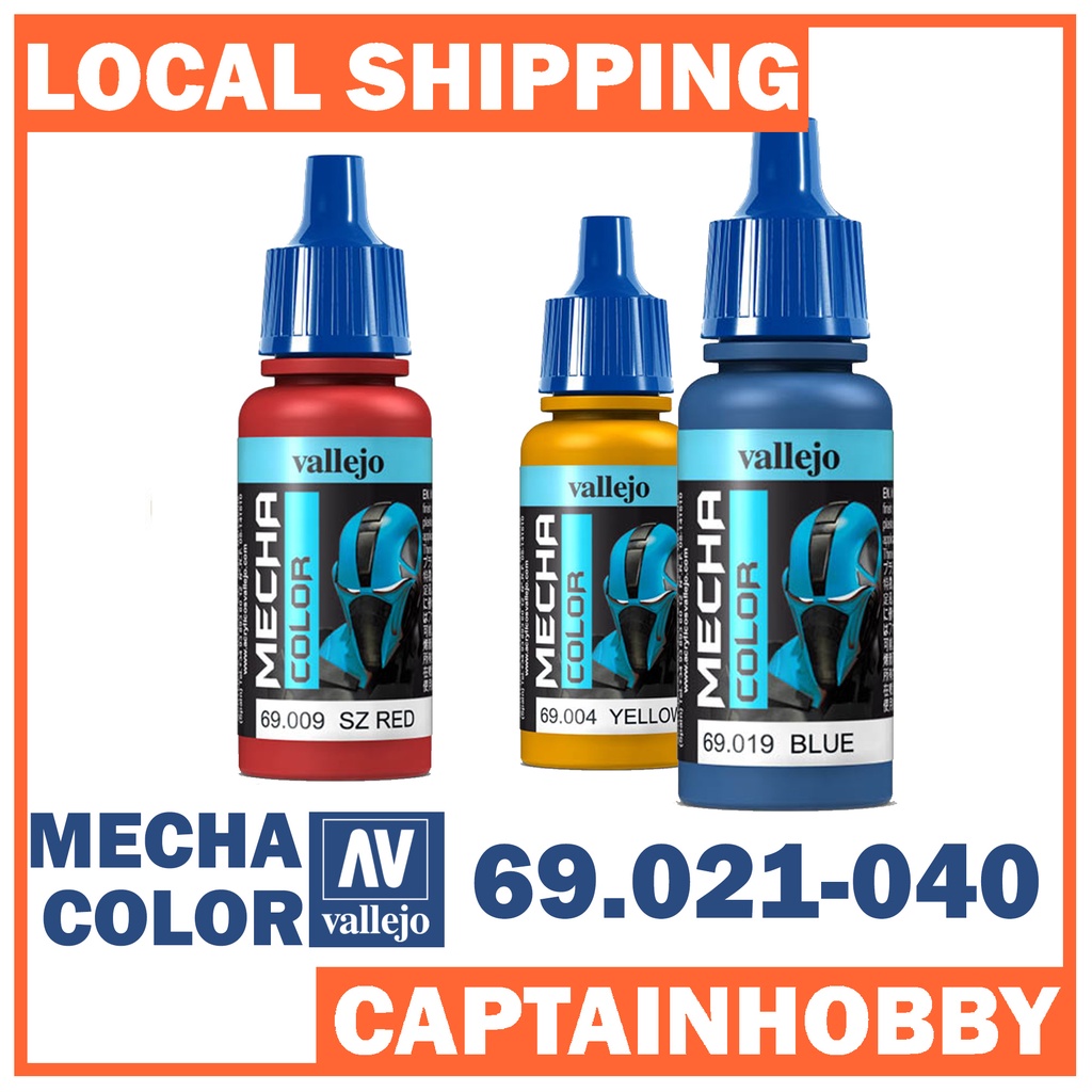 VALLEJO MECHA COLOR I 69.02169.040 Safe Prethinned Readytospray