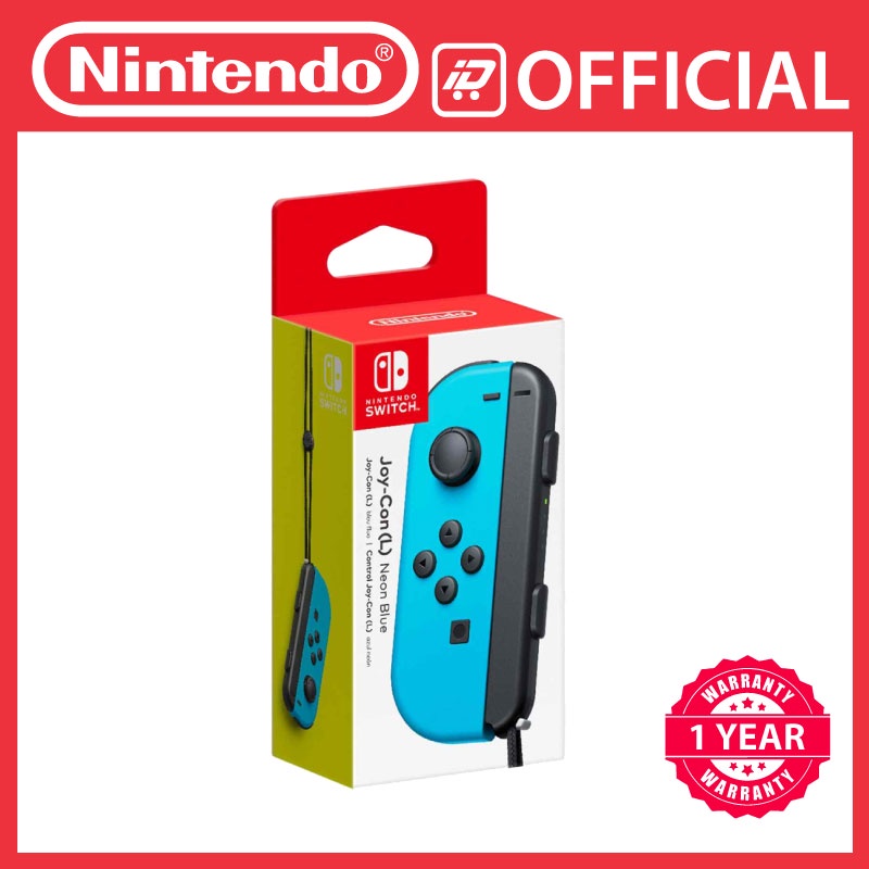 Official Nintendo Switch good Joycon (L) Neon Blue .