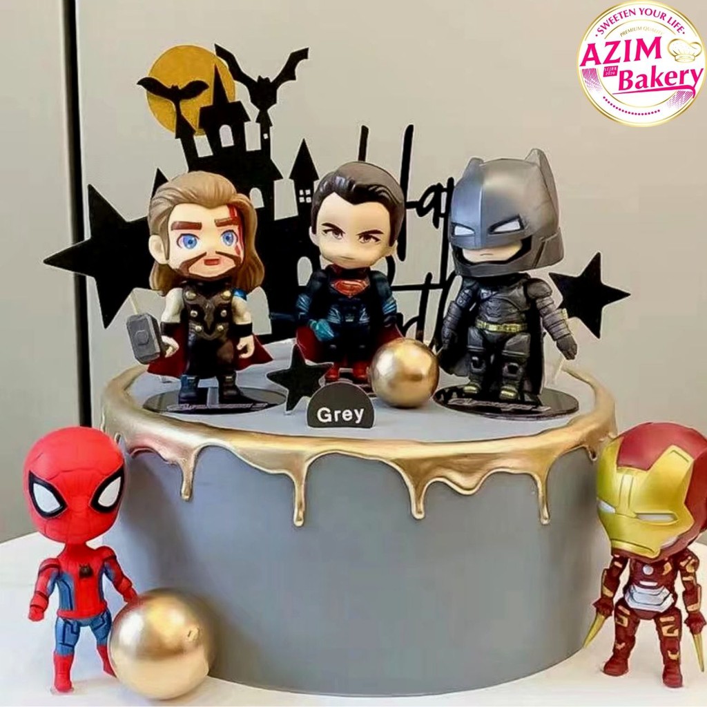 Spiderman Avengers Elsa Hello Kitty Cake Toys | Cake Topper | Snow ...