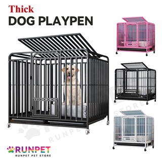 Luckup heavy duty dog cage best sale