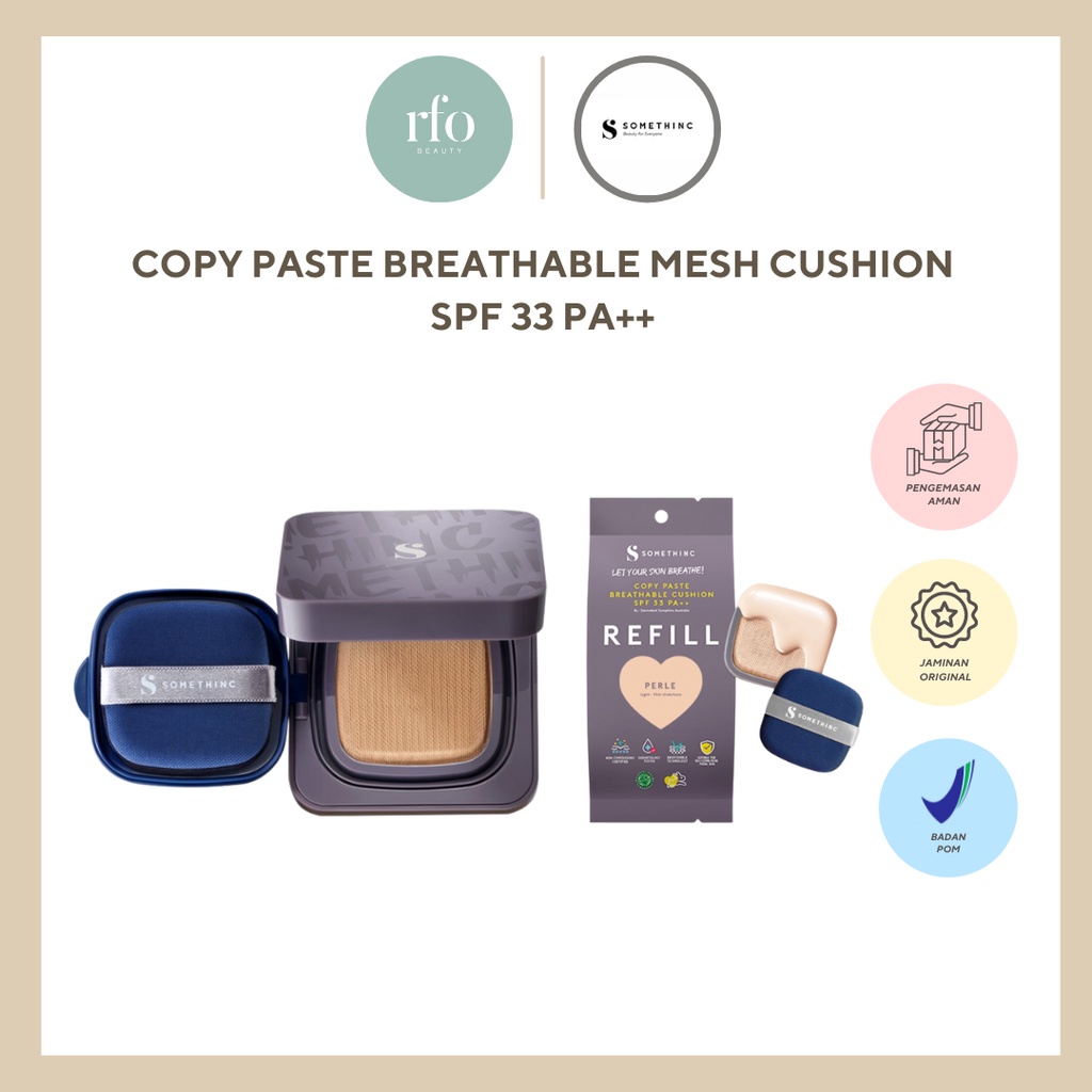 Somethinc Copy Paste Breathable Mesh Cushion SPF 33 PA++ | Shopee Singapore
