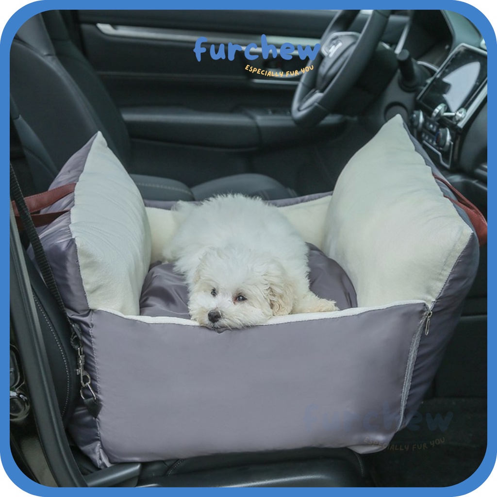 [SG] Pet DoubleSided Car Booster Seat Car Safety Seat for Dogs
