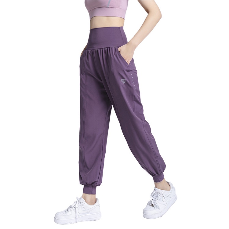 Loose Sweatpants Women's Running Thin Pants High Waist Fast Dry Yoga ...